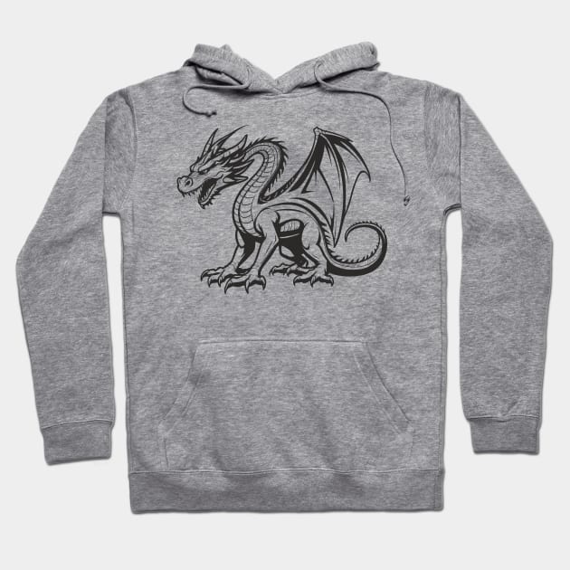 Dragon Expressionism Hoodie by aceofspace